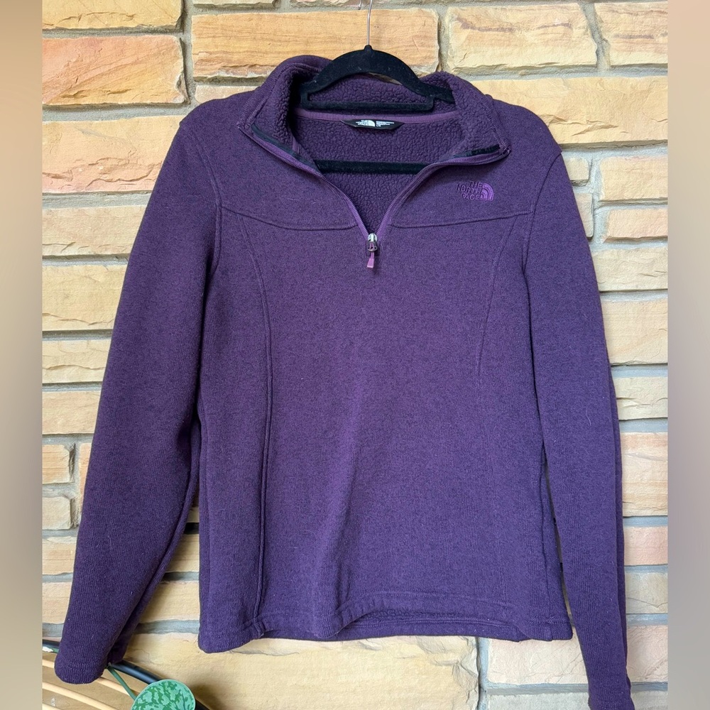 Northface 1/4 zip sweater fleece EUC